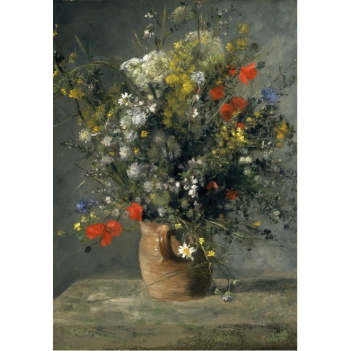 Puzzle  Grafika-F-31191 Auguste Renoir : Flowers in a Vase, 1866