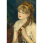 Puzzle  Grafika-F-31199 Auguste Renoir: Young Woman Braiding Her Hair, 1876
