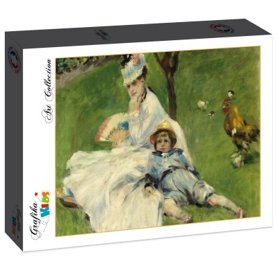 Puzzle Grafika-F-31201 Auguste Renoir: Madame Monet and Her Son, 1874