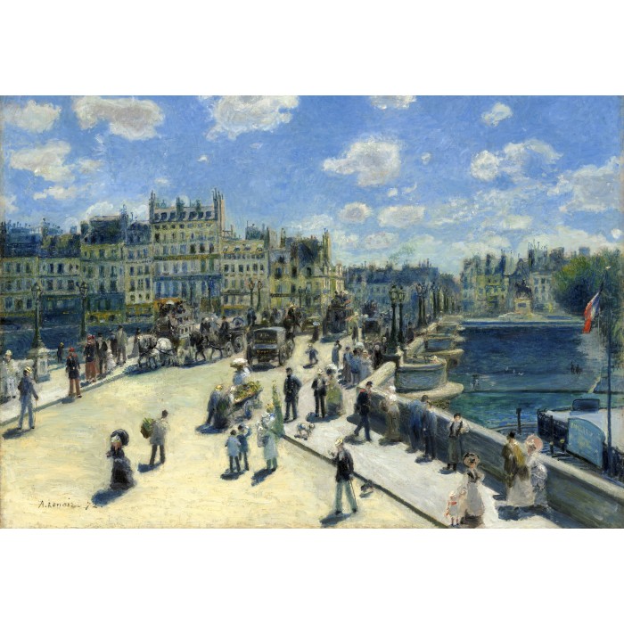 Puzzle  Grafika-F-31204 Auguste Renoir: Pont Neuf, Paris, 1872