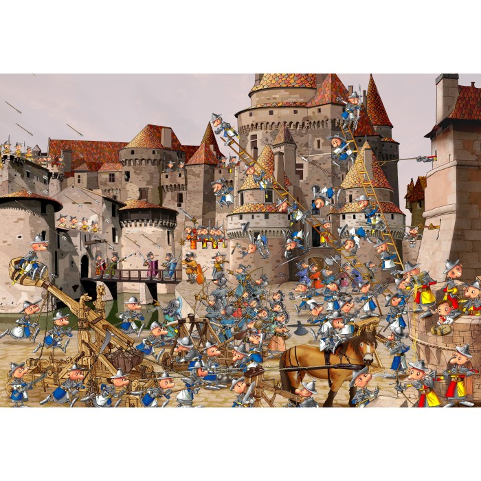 Puzzle  Grafika-F-31283 François Ruyer - Attack of the Castle