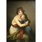 Puzzle  Grafika-F-31296 Elisabeth Vigée-Lebrun: Madame Vigée-Lebrun and her daughter, 1789