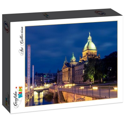 Puzzle Grafika-F-31451 Deutschland Edition - Bundesverwaltungsgericht, Leipzig