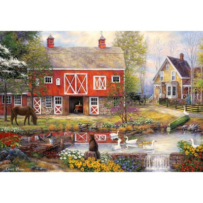 Puzzle Grafika-F-31514 Chuck Pinson - Reflections On Country Living