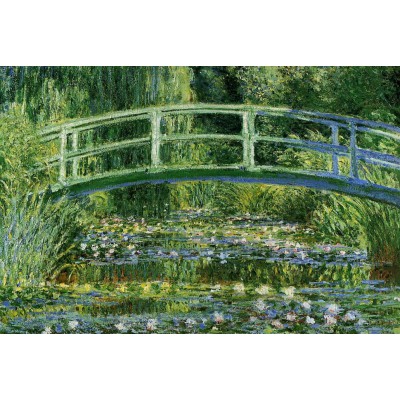 Puzzle Grafika-F-31729 Claude Monet: Water Lilies and the Japanese bridge, 1897-1899
