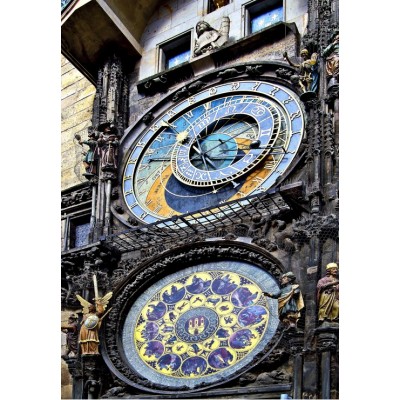 Puzzle Grafika-F-31769 Prager Rathausuhr