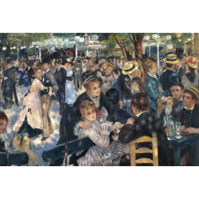 Puzzle Grafika-F-32002 Auguste Renoir : Bal du Moulin de la Galette, 1876