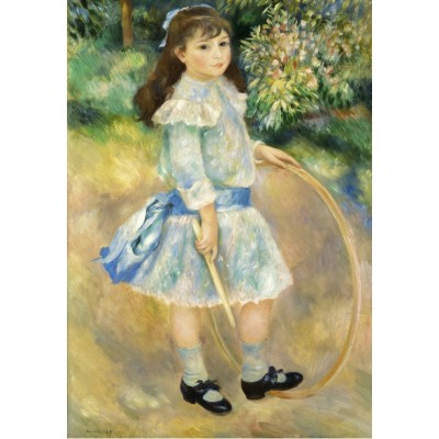 Puzzle Grafika-F-32145 Auguste Renoir : Girl with a Hoop, 1885