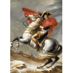 Puzzle  Grafika-Kids-00351 Jacques-Louis David: Bonaparte beim Überschreiten der Alpen am Großen Sankt Bernhard