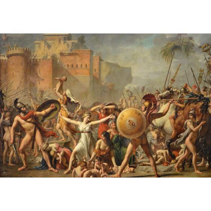 XXL Teile - Jacques-Louis David: The Intervention of the Sabine Women, 1799