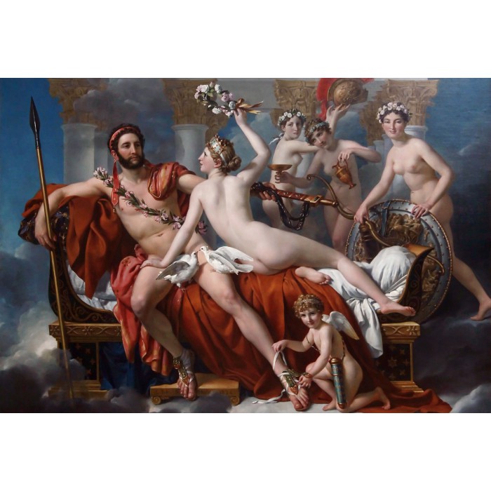 XXL Teile - Jacques-Louis David: Mars entwaffnet durch Venus und die Grazien, 1824