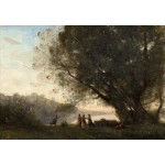 Puzzle   Jean-Baptiste-Camille Corot: Dance under the Trees at the Edge of the Lake, 1865-1870