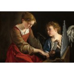 Puzzle   Orazio Gentileschi and Giovanni Lanfranco: Saint Cecilia and an Angel, 1617/1618