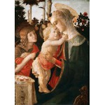 Puzzle   Magnetische Teile - Sandro Botticelli: Jungfrau und das Kind mit Johannes, 1470-1475