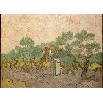 Puzzle   Magnetische Teile - Van Gogh: Women Picking Olives,1889