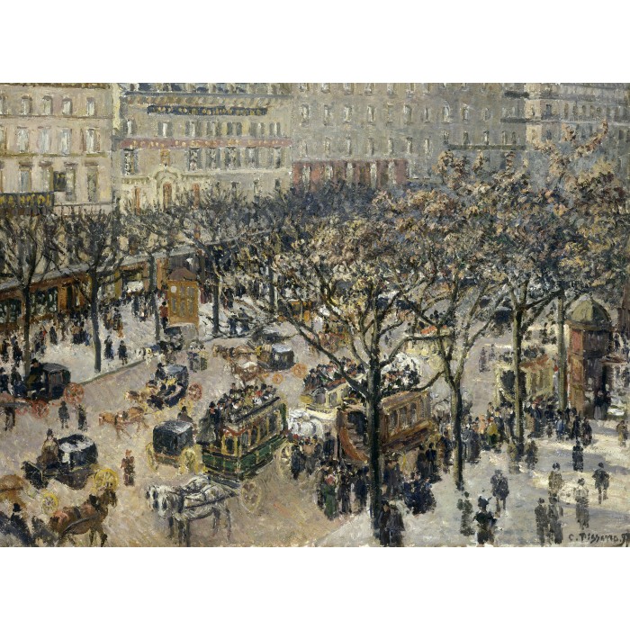 Puzzle   Camille Pissarro: Boulevard des Italiens, Morning, Sunlight, 1897