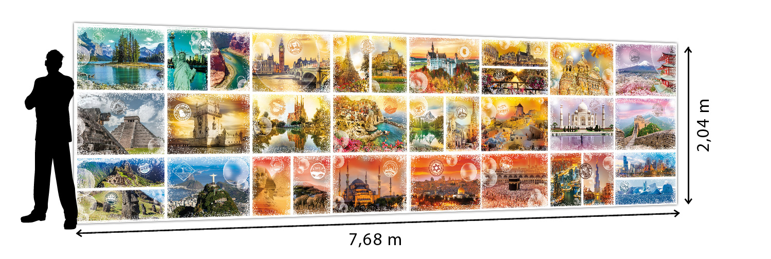 Travel Around The World - 48000 Teile - Grafika Puzzle Online Kaufen