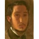 Edgar Degas: Self-Portrait with White Collar, 1857