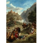 Puzzle   Eugène Delacroix: Arabs Skirmishing in the Mountains, 1863