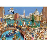 Puzzle   François Ruyer - Les Lapins à Venise