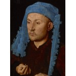 Puzzle  Grafika-01725 Jan van Eyck - Portrait of a Man with a Blue Chaperon, 1430-33