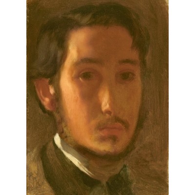 Puzzle Grafika-01767 Edgar Degas: Self-Portrait with White Collar, 1857