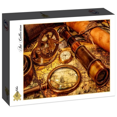 Puzzle Grafika-F-30013 Vintage Travel