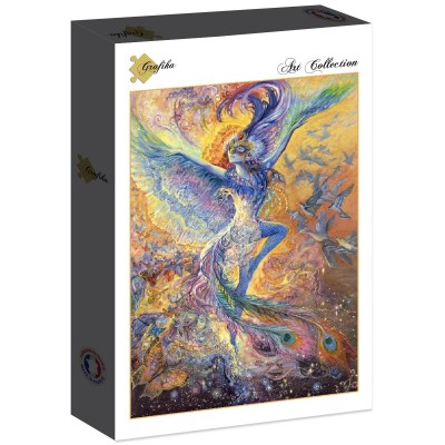 Puzzle Grafika-F-30035 Josephine Wall - Blue Bird