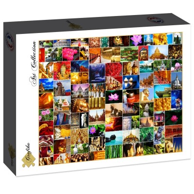 Puzzle Grafika-F-30055 Collage - Zen
