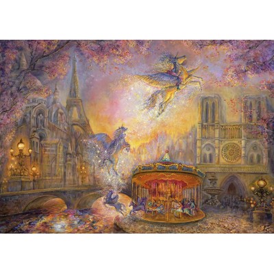 Puzzle Grafika-F-30074 Josephine Wall - Magical Merry Go Round
