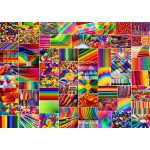 Puzzle  Grafika-F-30092 Collage - Farben