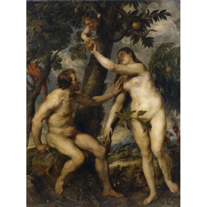 Puzzle Grafika-F-30141 Peter Rubens: Adam et Ève, 1628-1629