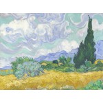 Puzzle  Grafika-F-30172 Van Gogh Vincent: Champ de Blé avec Cyprès, 1899