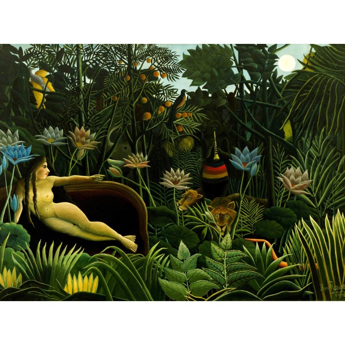 Puzzle Grafika-F-30218 Henri Rousseau: The Dream, 1910