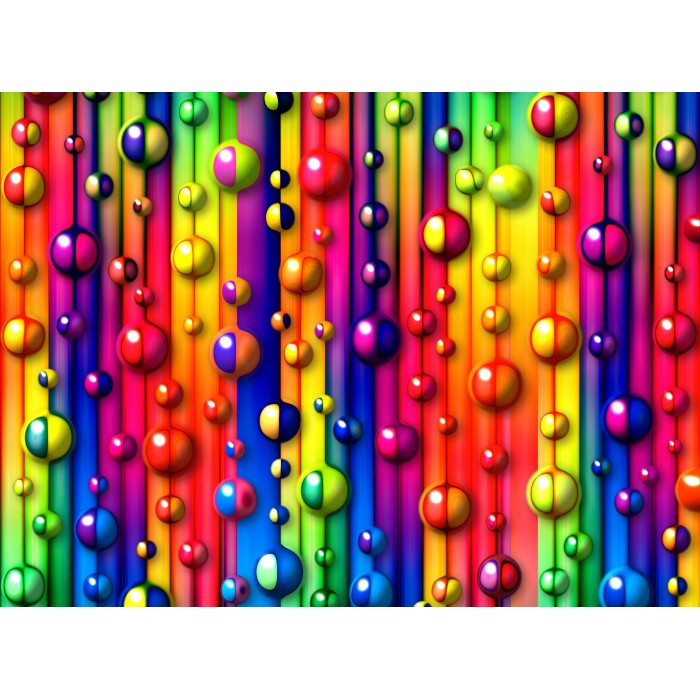 Puzzle Grafika-F-30249 Bunte Blasen