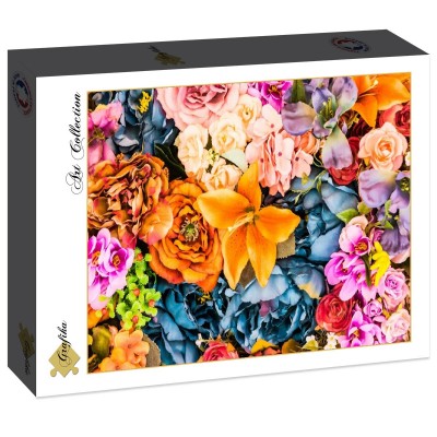 Puzzle Grafika-F-30298 Kunstblumenstrauß