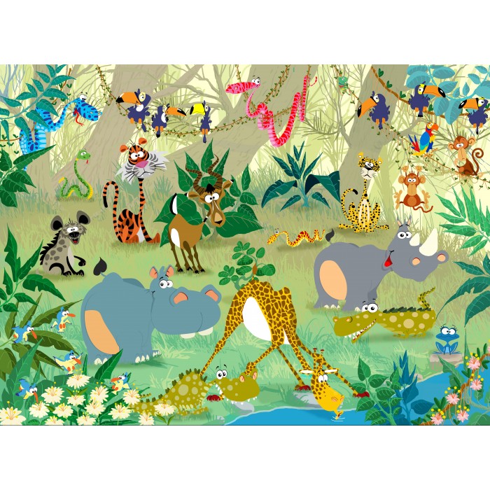 Puzzle Grafika-F-30384 François Ruyer: Jungle