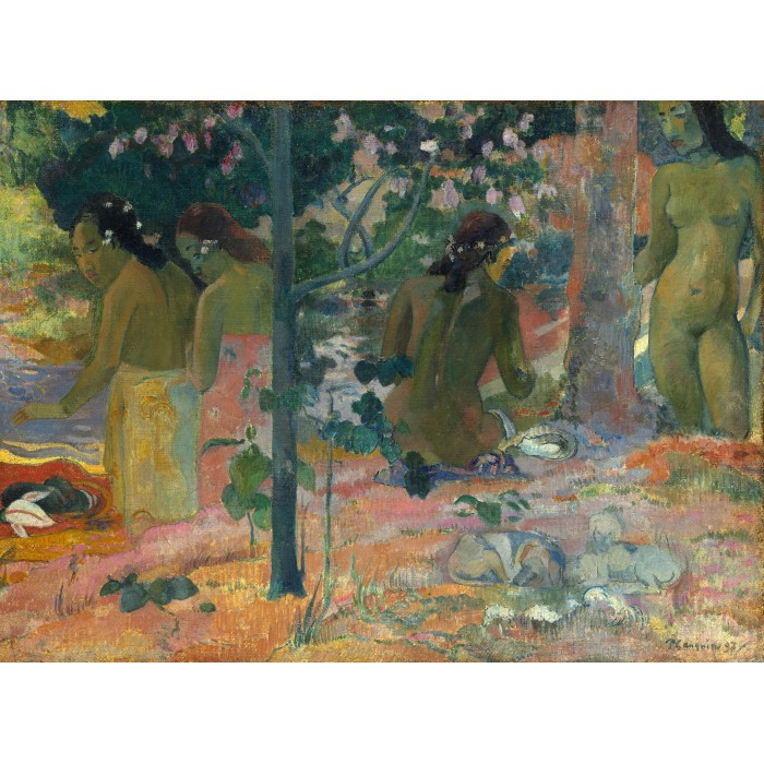 Puzzle Grafika-F-30508 Paul Gauguin : The Bathers, 1897