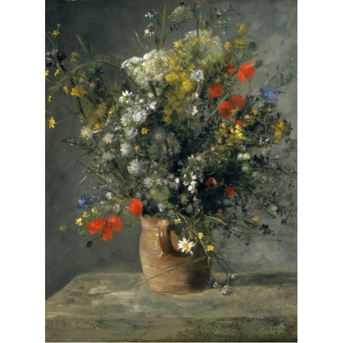 Puzzle Grafika-F-30518 Auguste Renoir : Flowers in a Vase, 1866