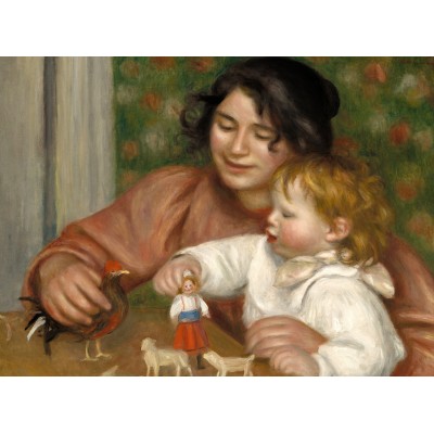 Puzzle Grafika-F-30520 Auguste Renoir: Gabrielle and the Artist's Son, Jean, 1895-1896