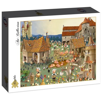 Puzzle Grafika-F-30605 François Ruyer - Bauernhof