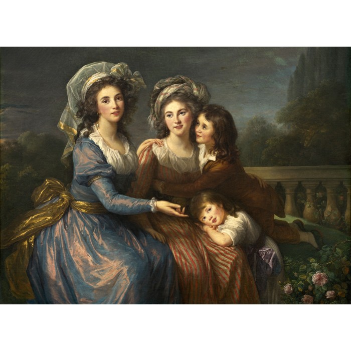 Louise-Élisabeth Vigee le Brun: The Marquise de Pezay, and the Marquise de Rougé with Her Sons Alexi