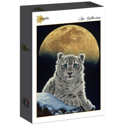 Puzzle Grafika-F-30684 Schim Schimmel - Moon Leopard
