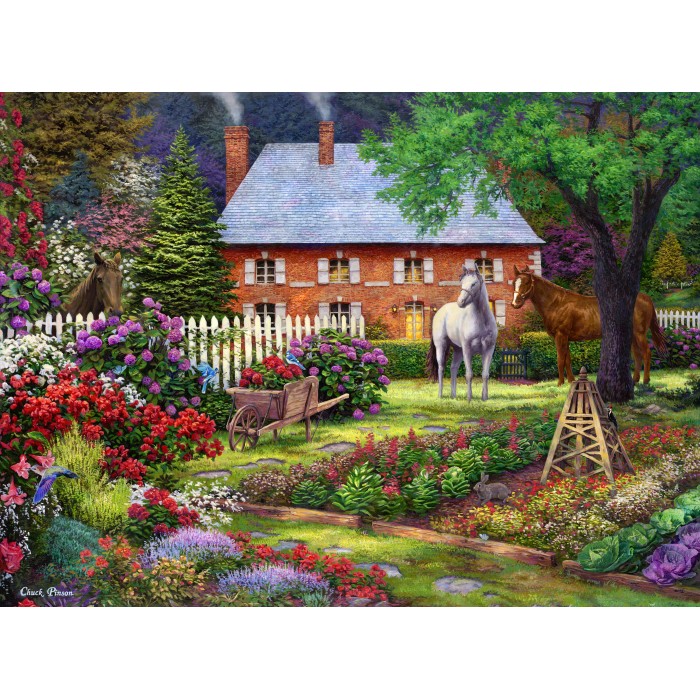 Puzzle  Grafika-F-30783 Chuck Pinson - The Sweet Garden