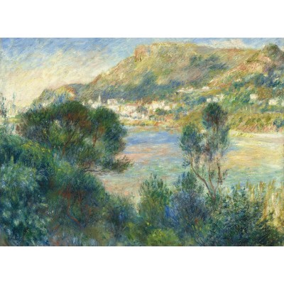 Puzzle Grafika-F-30788 Auguste Renoir - View of Monte Carlo from Cap Martin