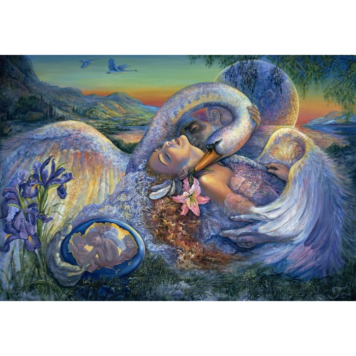 Puzzle  Grafika-F-32360 Leda and the Swan