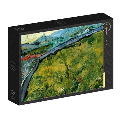 Puzzle Grafika-F-32773 Van Gogh - Enclosed wheat field with rising sun, 1889