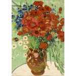 Puzzle  Grafika-F-32776 Van Gogh - Vase with Daisies and Poppies, 1890
