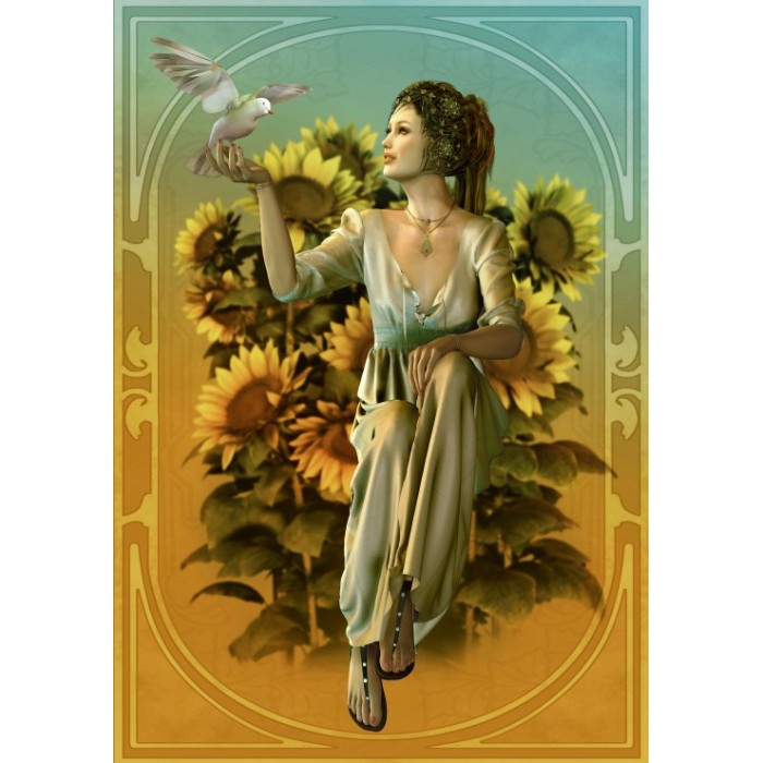 Puzzle Grafika-F-32791 Dove of Love