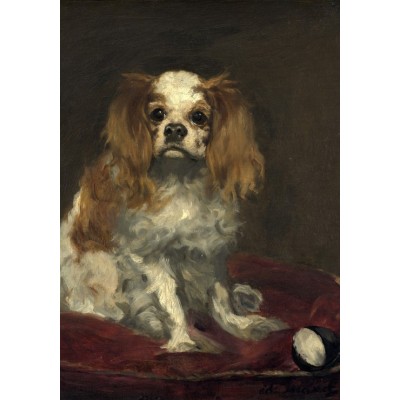 Puzzle Grafika-F-32811 Edouard Manet: A King Charles Spaniel, 1866